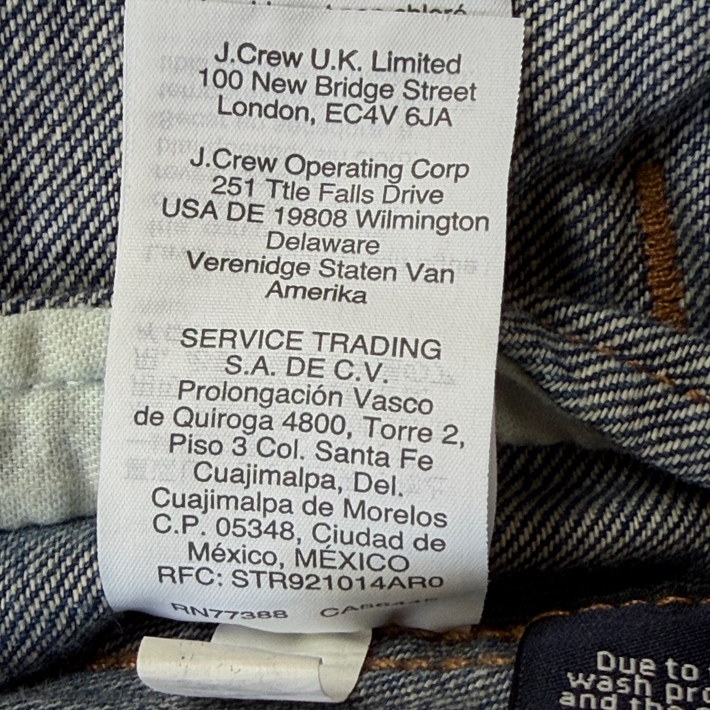 Madewell Denim Classic style jacket. Washed look with copper buttons. Small. - Picture 3 of 15